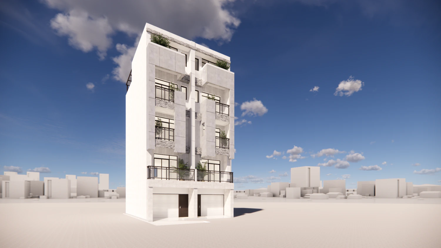 Villa house 3D Model .c4d .max .obj .3ds .fbx .stl .blend