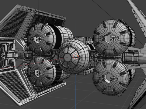 Tie ca-punisher starfighter Starwars 3D print ready model 3D प्रिंट मॉडल