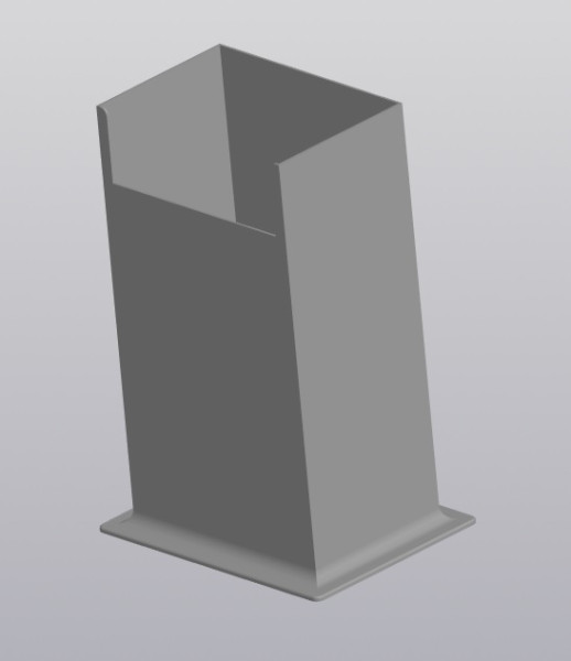 Trash can for Bambu Lab 3D Print Model .c4d .max .obj .3ds .fbx .stl .blend 