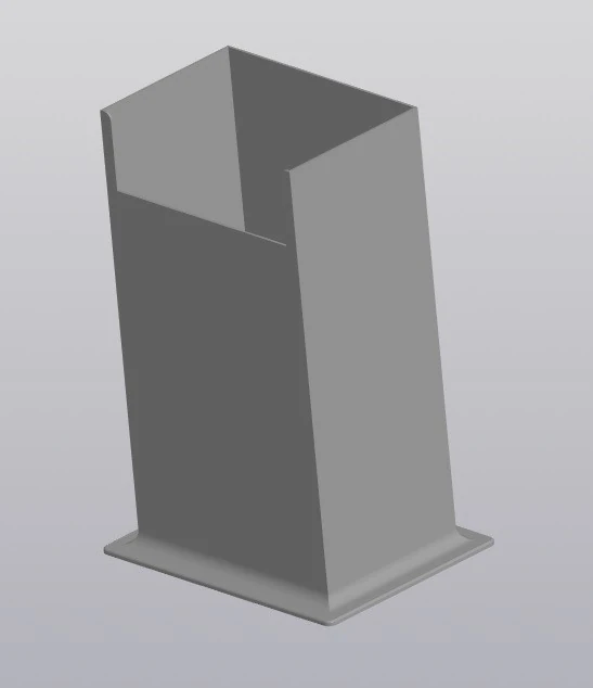 Trash can for Bambu Lab 3D Print Model .c4d .max .obj .3ds .fbx .stl .blend 