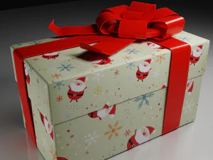 Christmas box 3D Model