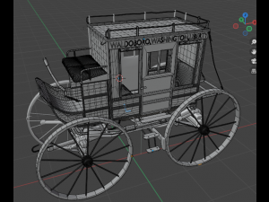 Carriage Vintage 3D-Modell