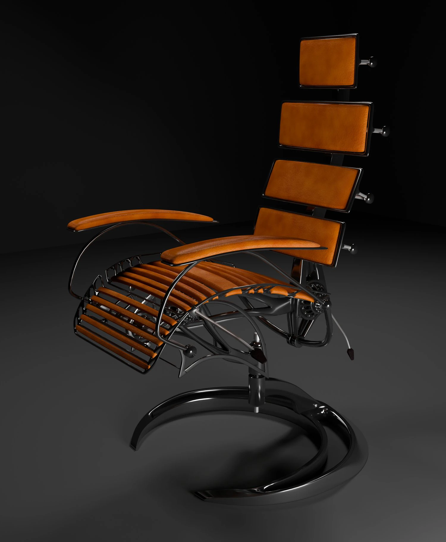 Chair 3D Model .c4d .max .obj .3ds .fbx .stl .blend 