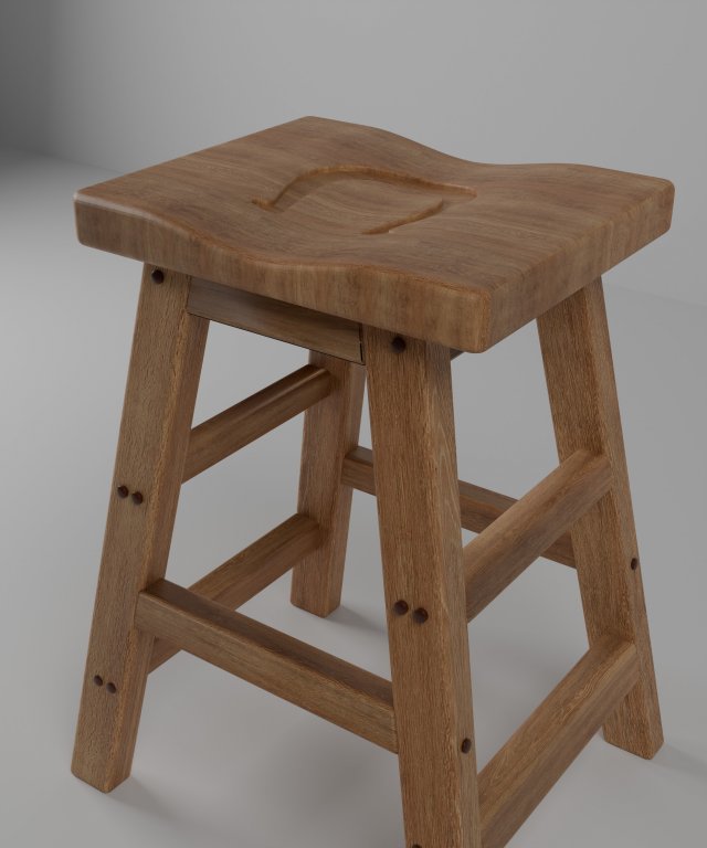 Wood styl 3D Модель .c4d .max .obj .3ds .fbx .stl .blend 