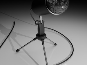Microphone Model 3D
