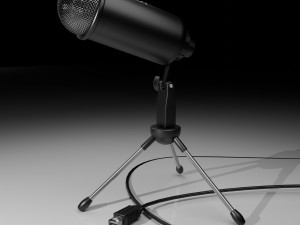 Microphone Model 3D