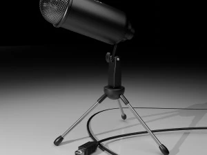 Microphone 3D Model