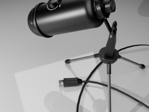 Microphone Model 3D