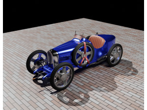 Bugatti t35 Modelo 3D