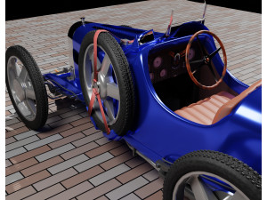 Bugatti t35 3D Модель