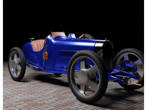 Bugatti t35 3D Модель