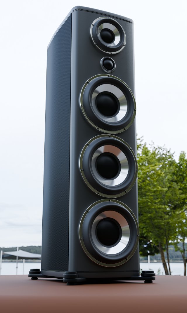 Sound system Modelo 3D .c4d .max .obj .3ds .fbx .stl .blend 