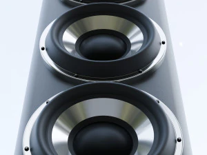 Sistema de som Modelo 3D