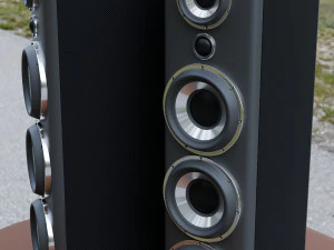 Sistema de som Modelo 3D