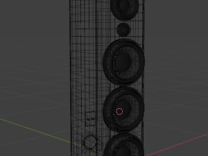 Sistema de som Modelo 3D