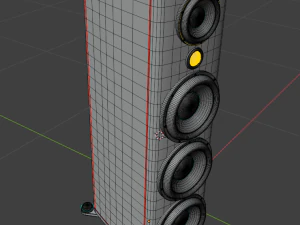 Sistema de som Modelo 3D