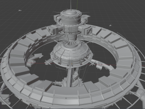Space stantion 3D Model