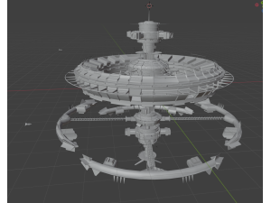 Space stantion 3D-Modell