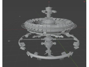 Space stantion 3D Model