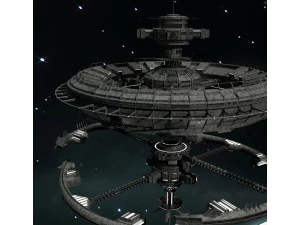 Space stantion 3D Model
