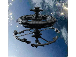Space stantion 3D Model