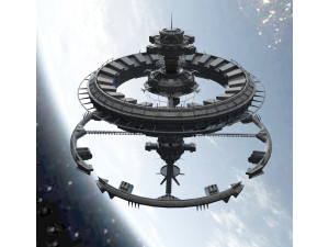 Space stantion 3D-Modell