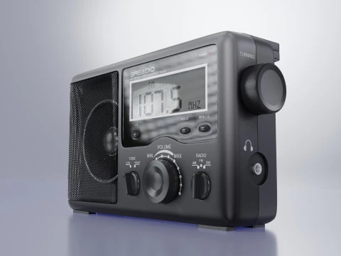 Portable radio 3D Model