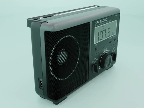 Portable radio 3D Model