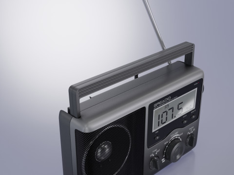 Portable radio 3D Модель