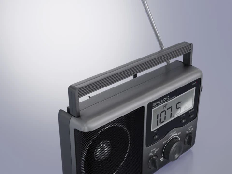 Portable radio 3D Model