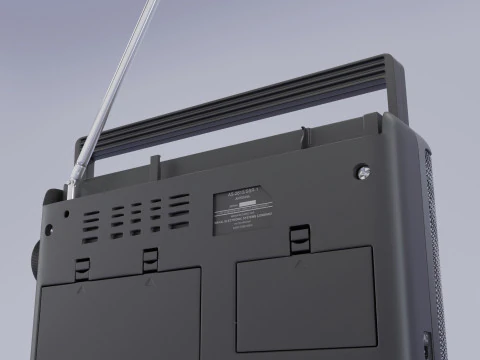 Portable radio 3D Model