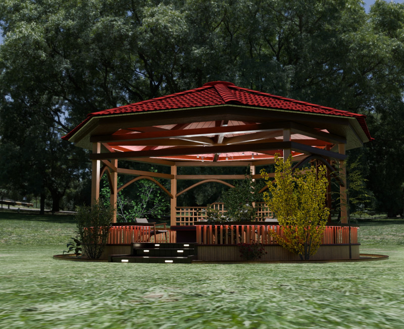 Alcove 3D Model .c4d .max .obj .3ds .fbx .stl .blend 