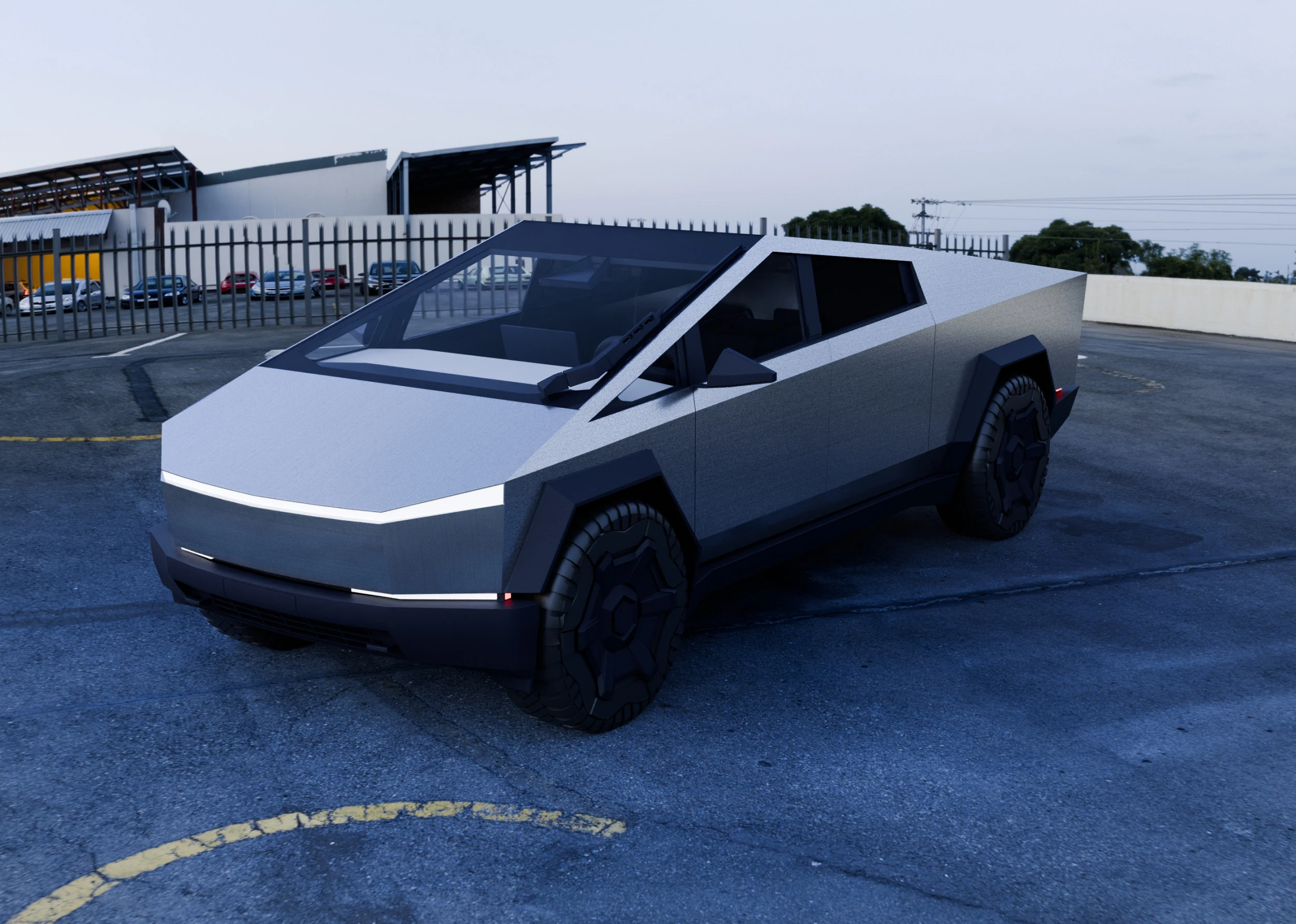 Cybertrack 3D Model .c4d .max .obj .3ds .fbx .stl .blend 