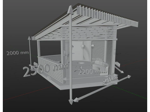 Alcove 3D Model