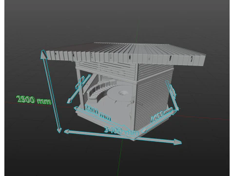 Alcove 3D Model