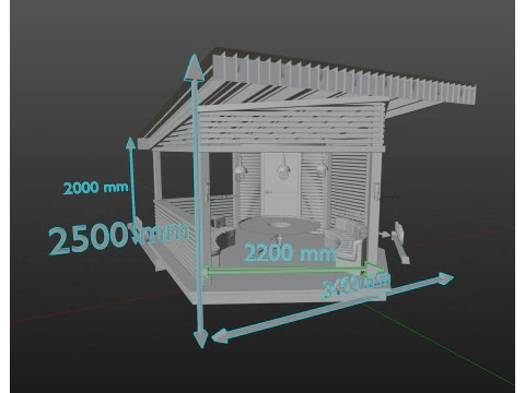 Alcove 3D Model