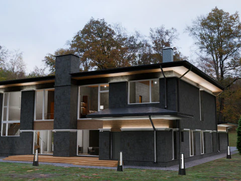 Big house 3D Model