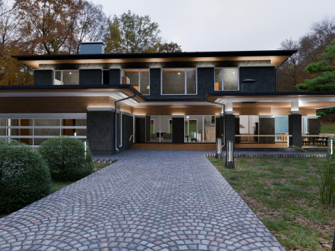 Big house 3D Model