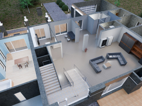 Big house 3D Model