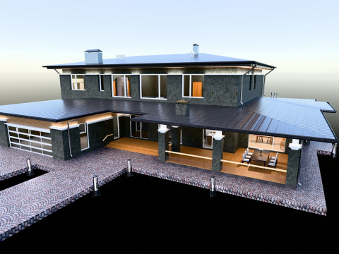 Big house 3D Model