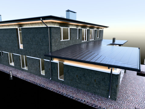 Big house 3D Model