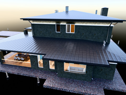 Big house 3D Model