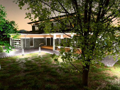 Big house 3D Model
