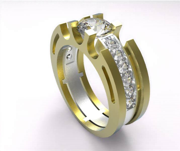 Rings 3Dモデル .c4d .max .obj .3ds .fbx .stl .blend 