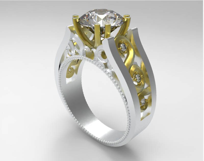 Rings 3D-Modell .c4d .max .obj .3ds .fbx .stl .blend 