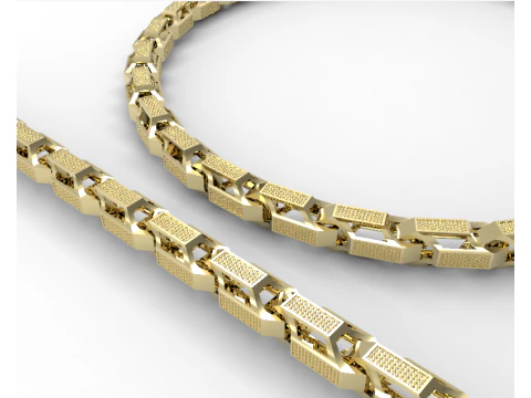 Of stylish chain 3D Model