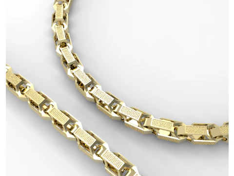 Of stylish chain 3D Model