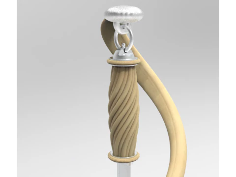 Souvenir knife cool design 3D Model
