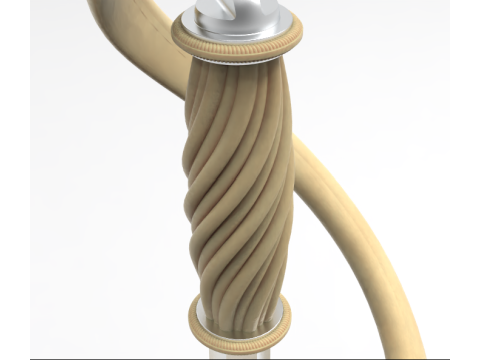 Souvenir knife cool design 3D Model