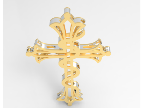 Cross 3D Print Model
